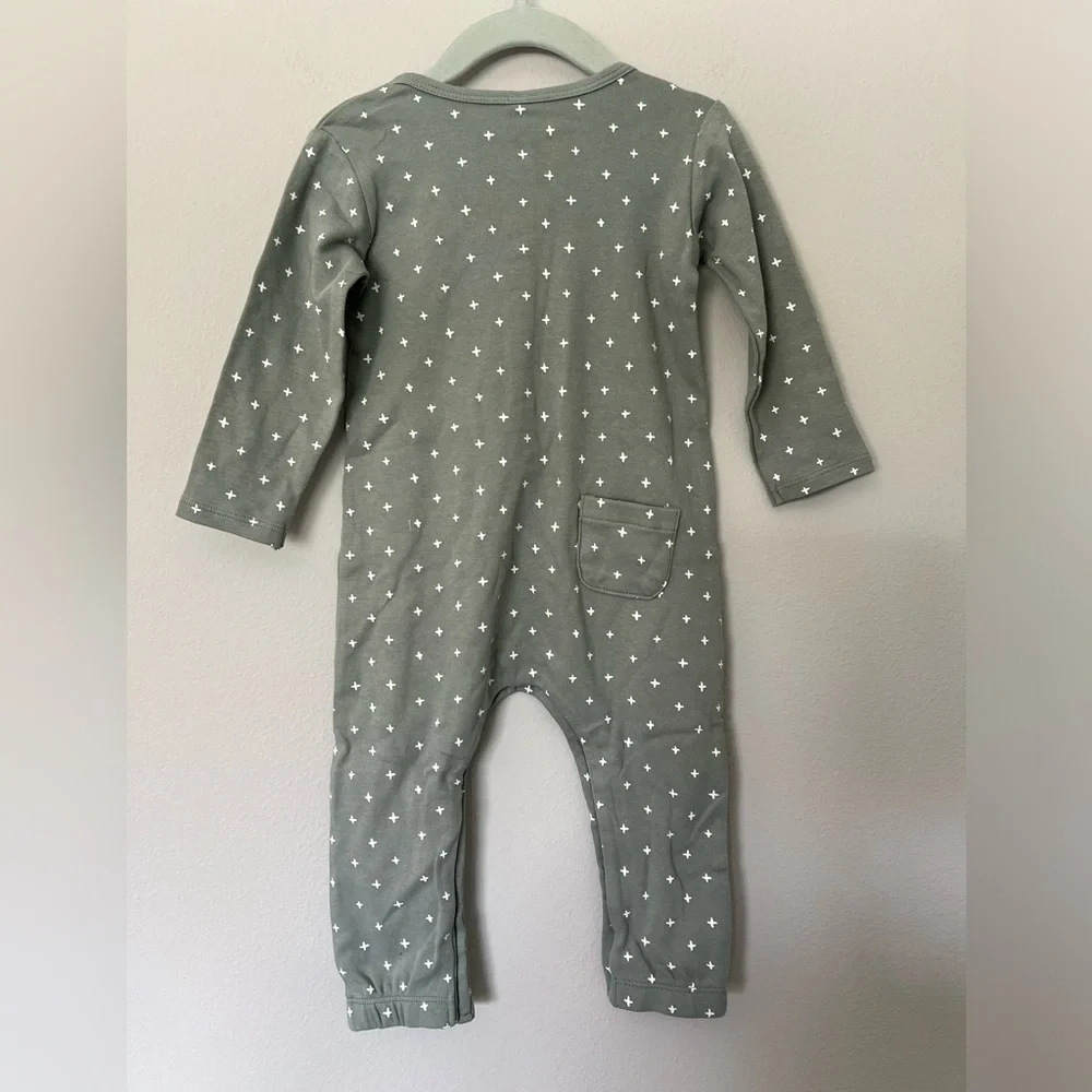 NWT, Rylee + Cru, Quincy Mae Bamboo Romper Onesie, Sz 12-18m - Picture 2 of 3